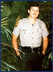 Dan Adams in police uniform